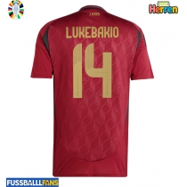 Belgien Dodi Lukebakio #14 Heimtrikot EM 2024 Kurzarm